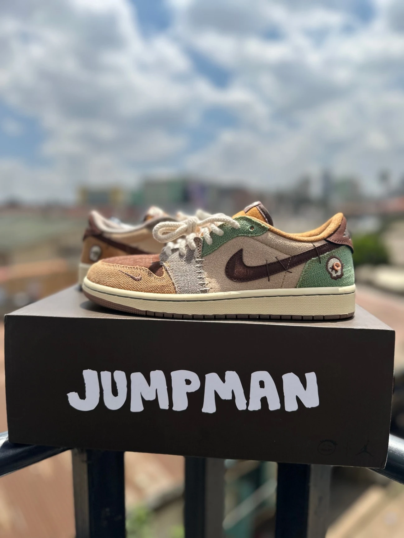 "Voodoo" x Zion Williamson Air Jordan 1 Retro Low OG  original - Detail View Kenya