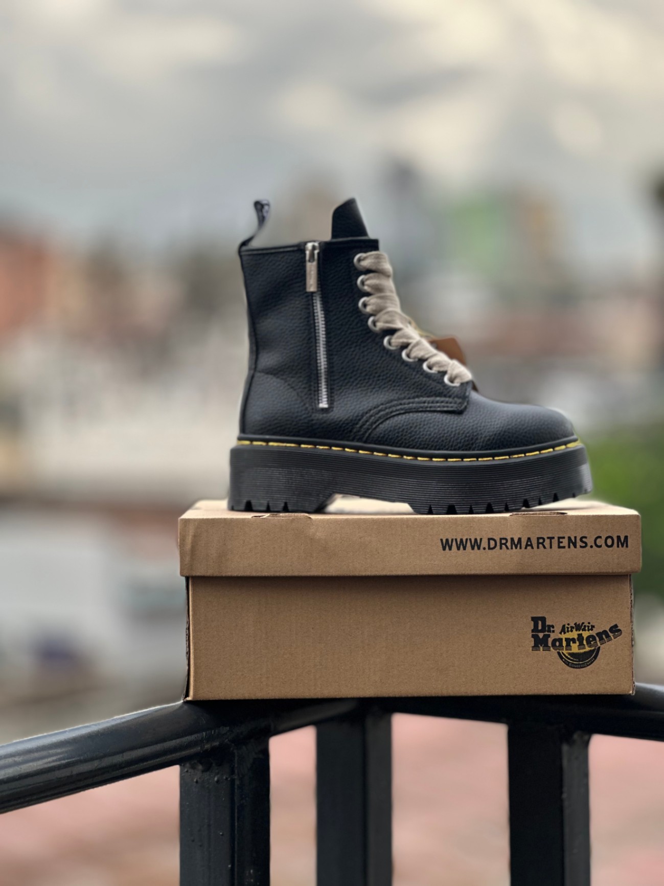 Dr. Martens Side-Zip Platform Boot