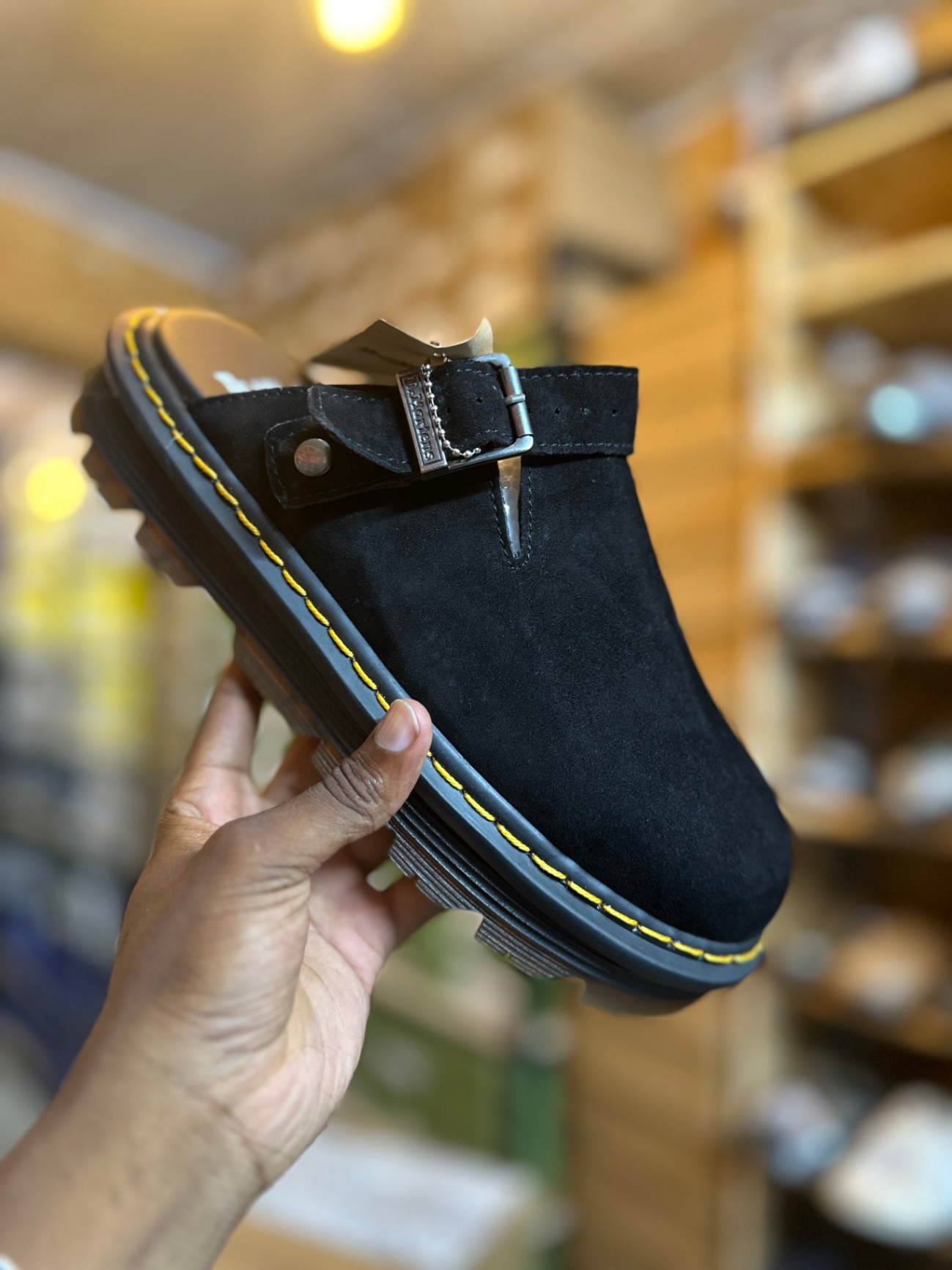 Dr. Martens Jorge II Suede zebzag Mules