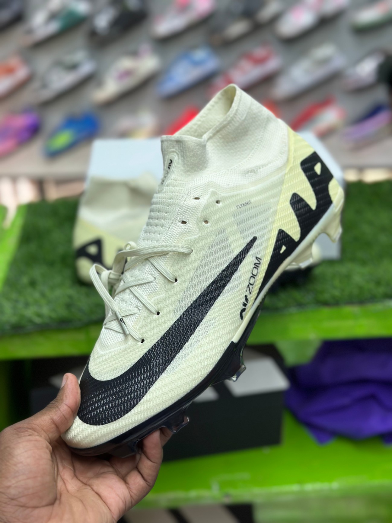 Nike Air Zoom Mercurial Superfly 9 Elite FG - Lemonade/Black
