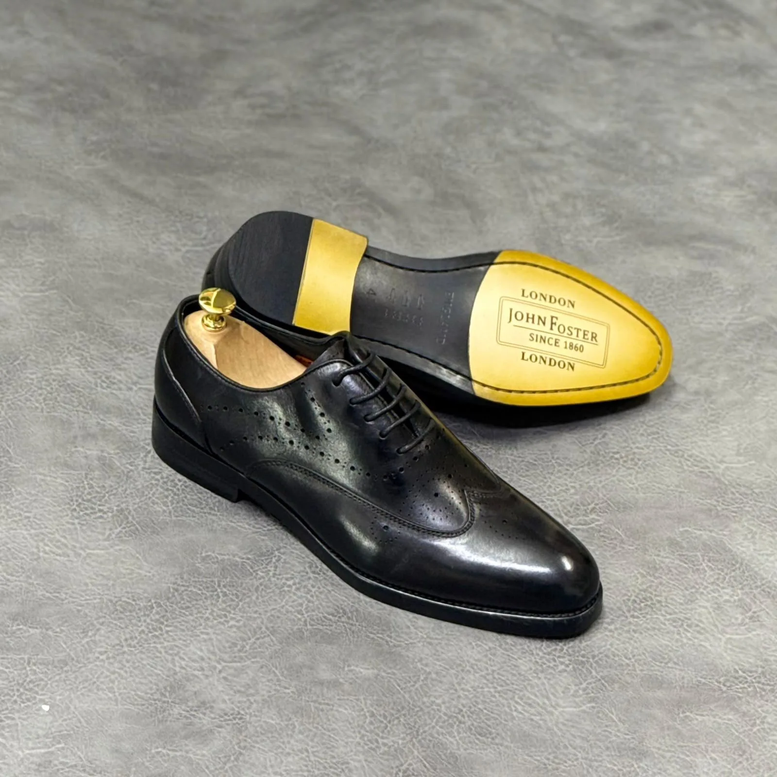 John Foster Wingtip Brogue Oxford Shoes