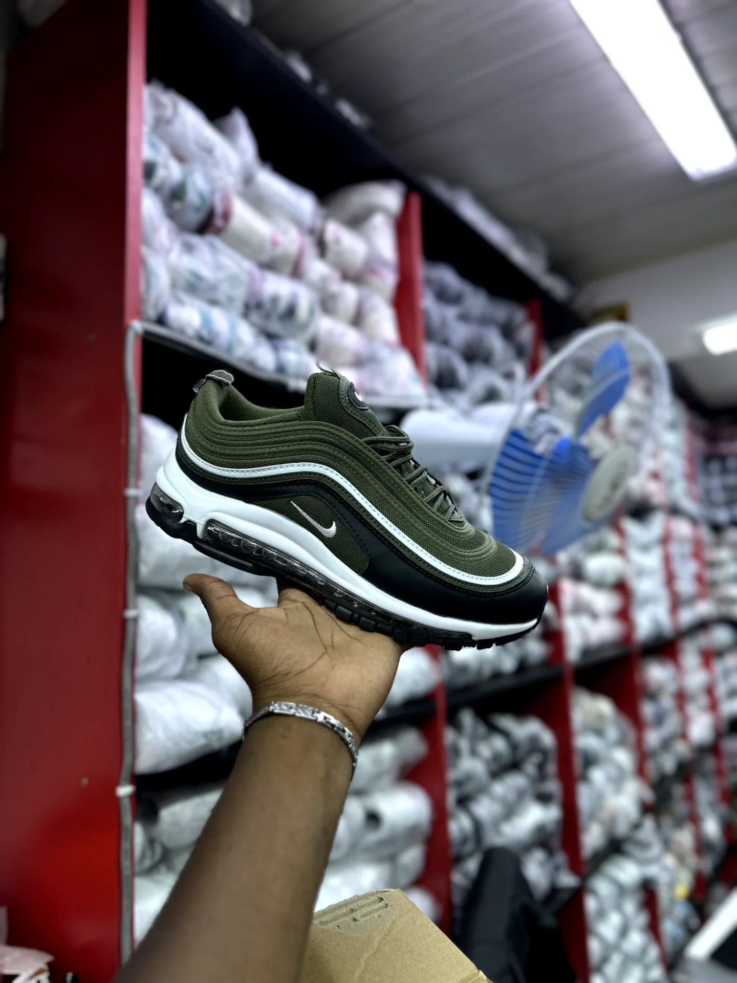 Nike Air Max 97 "Olive Green & Black White"