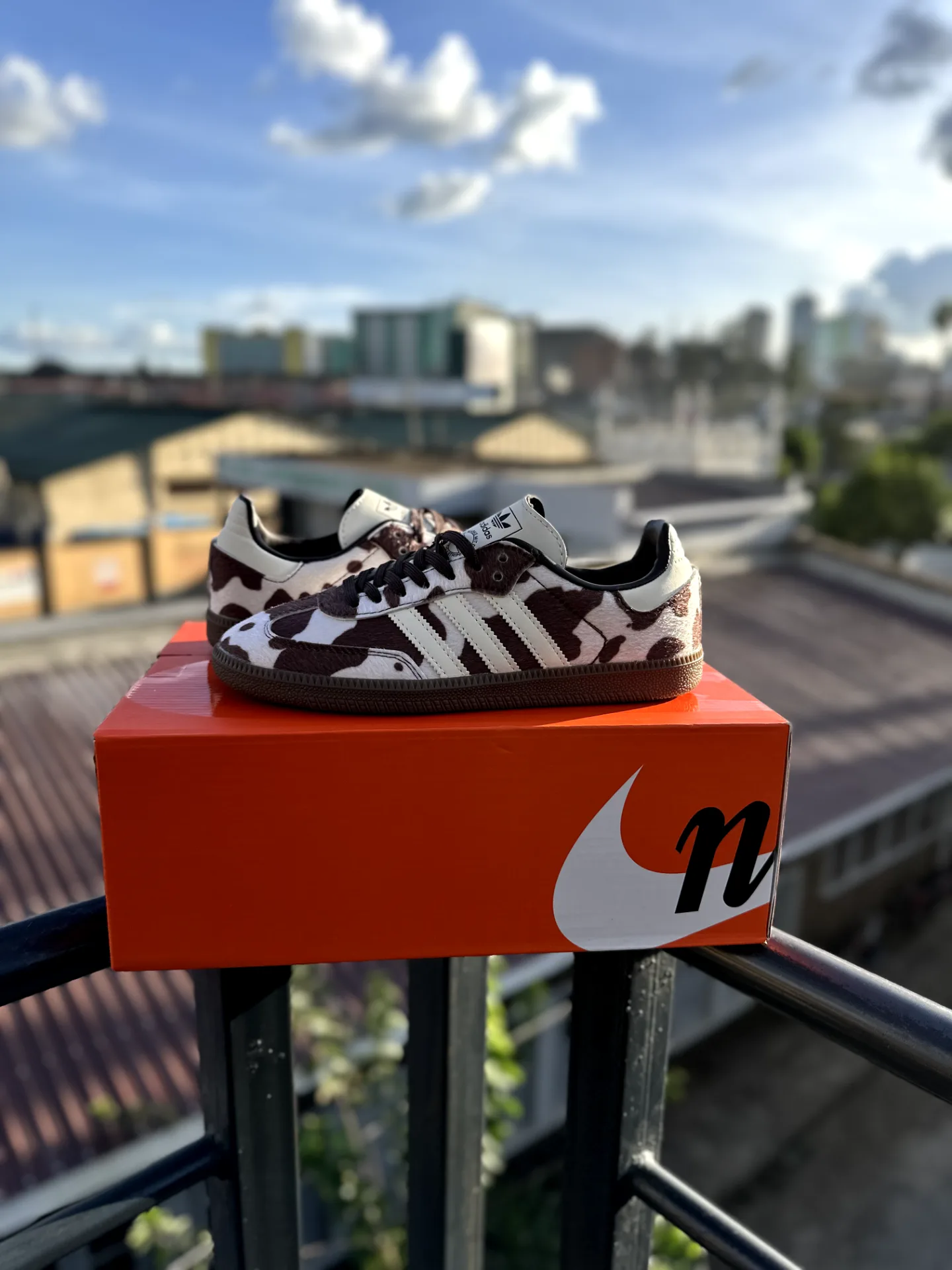 Wales Bonner x Adidas Samba "Pony Hair Cow Print"