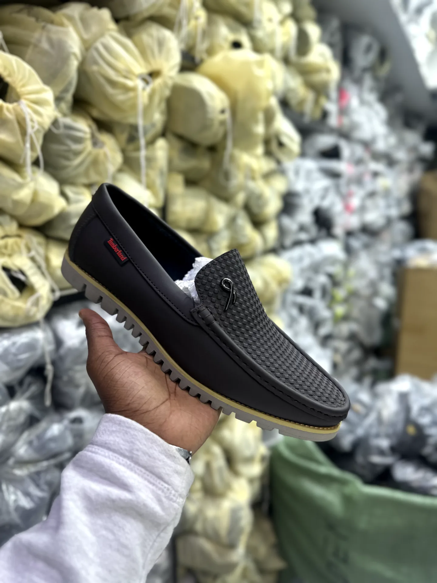 Timberland Men's Woven Vamp Slip-On Loafers