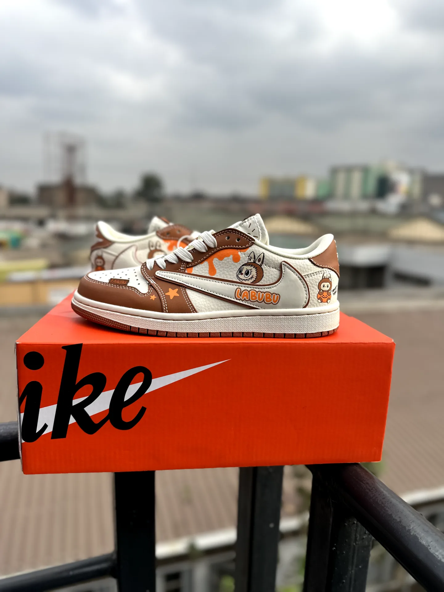 Travis Scott x Air Jordan 1 Low "Labubu Trick or Treat Mocha Brown"