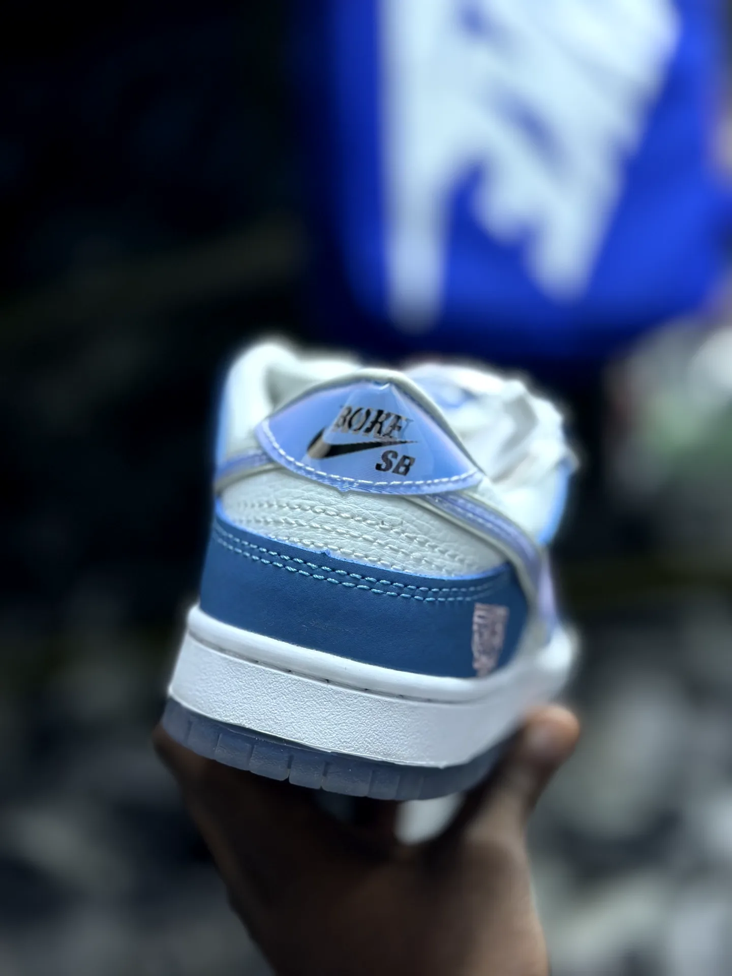 'Born & Raised' Nike SB Dunk Low  original - Detail View Kenya