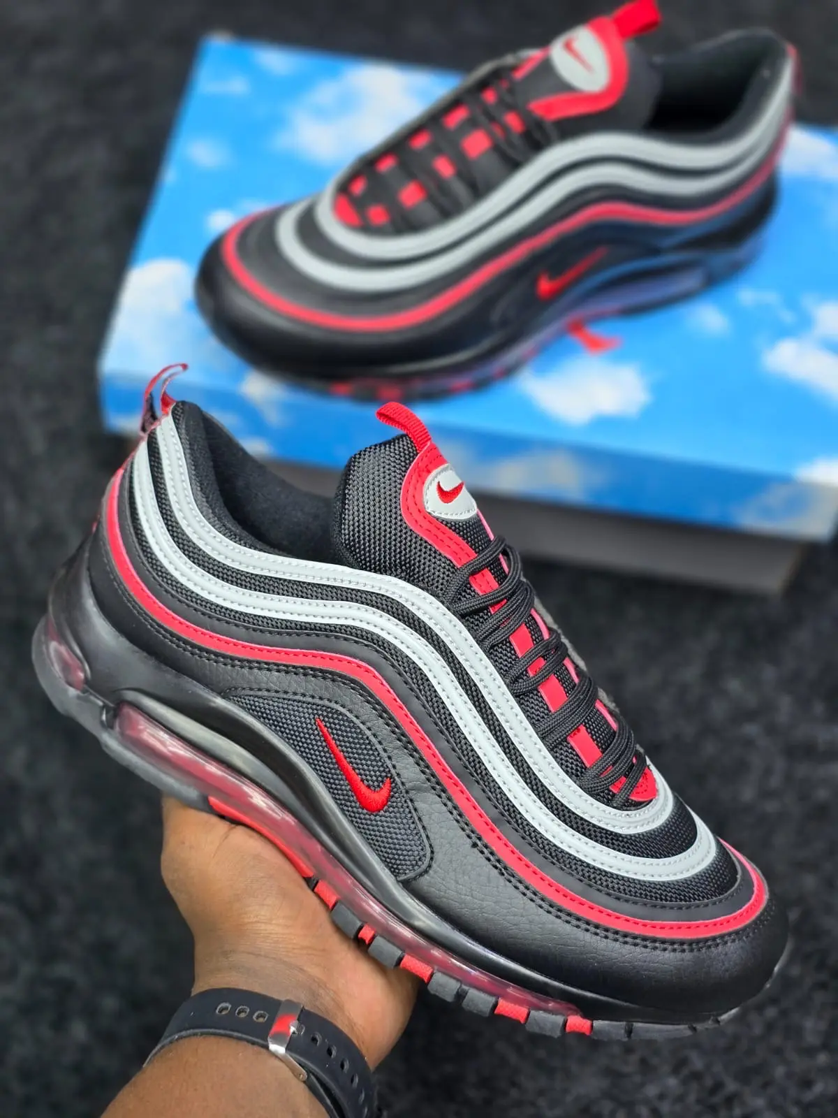 Nike Airmax 97 ‘Bred’ original - Detail View Kenya