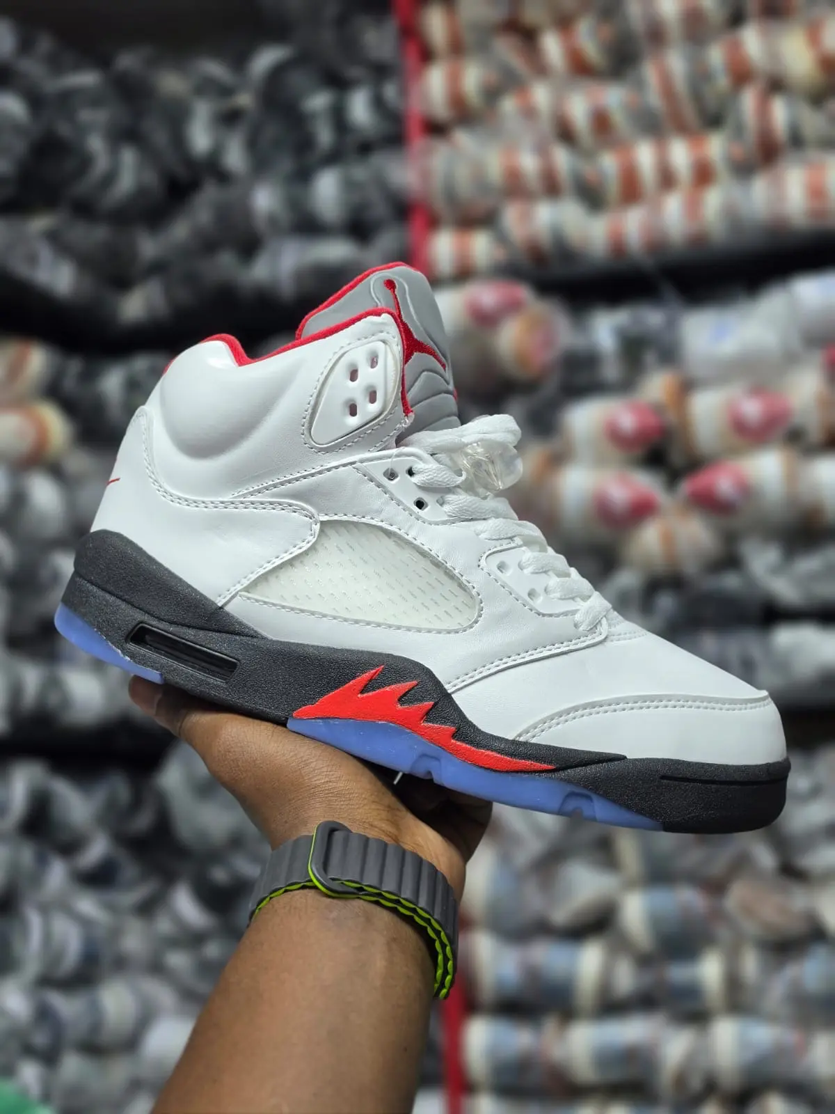 Air Jordan 5 Retro "Fire Red" (silver Tongue) Price in Kenya | 100% Authentic Jordans
