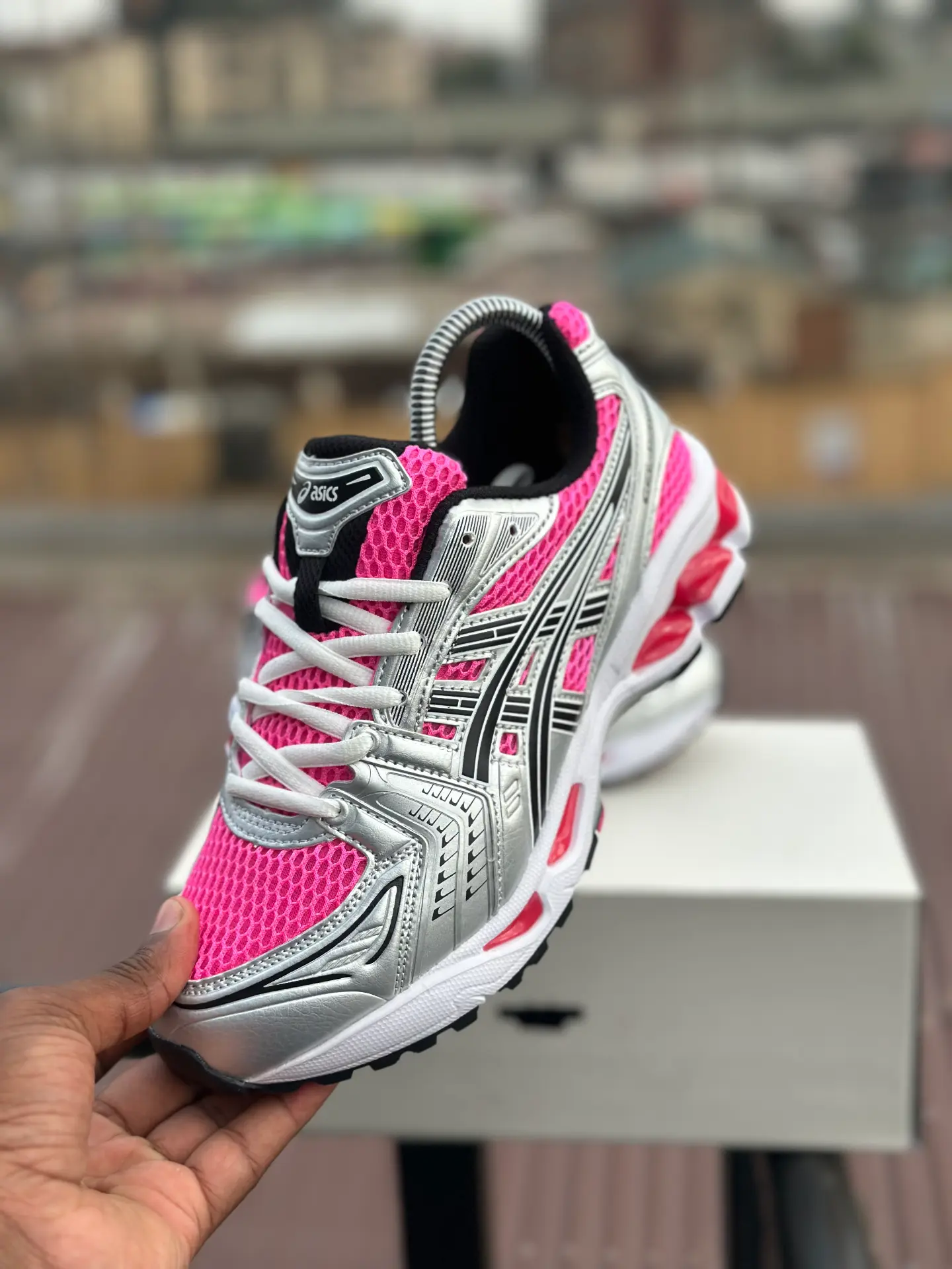 Asics Gel Kanayo 14 pink original - Detail View Kenya