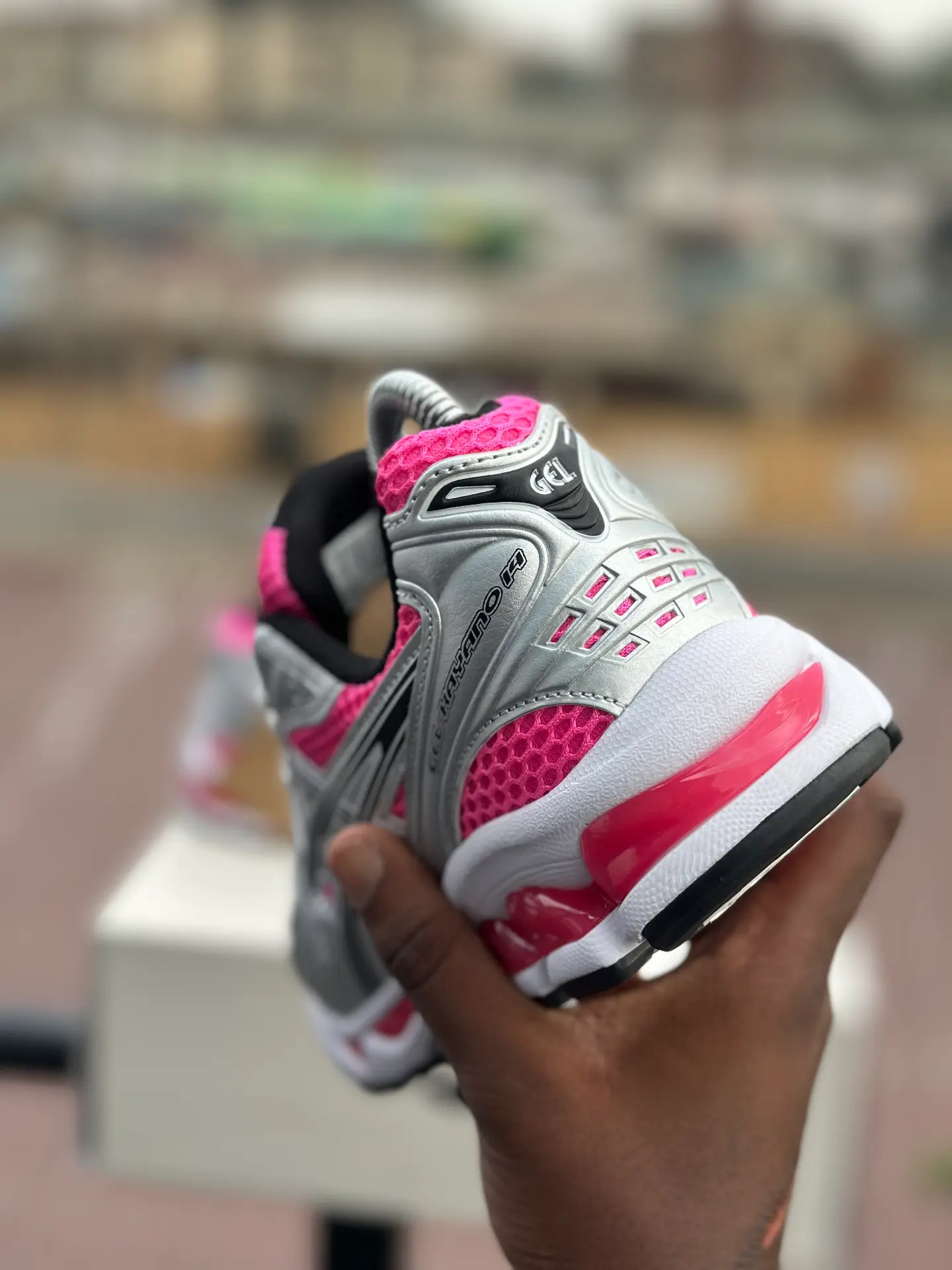 Asics Gel Kanayo 14 pink original - Detail View Kenya