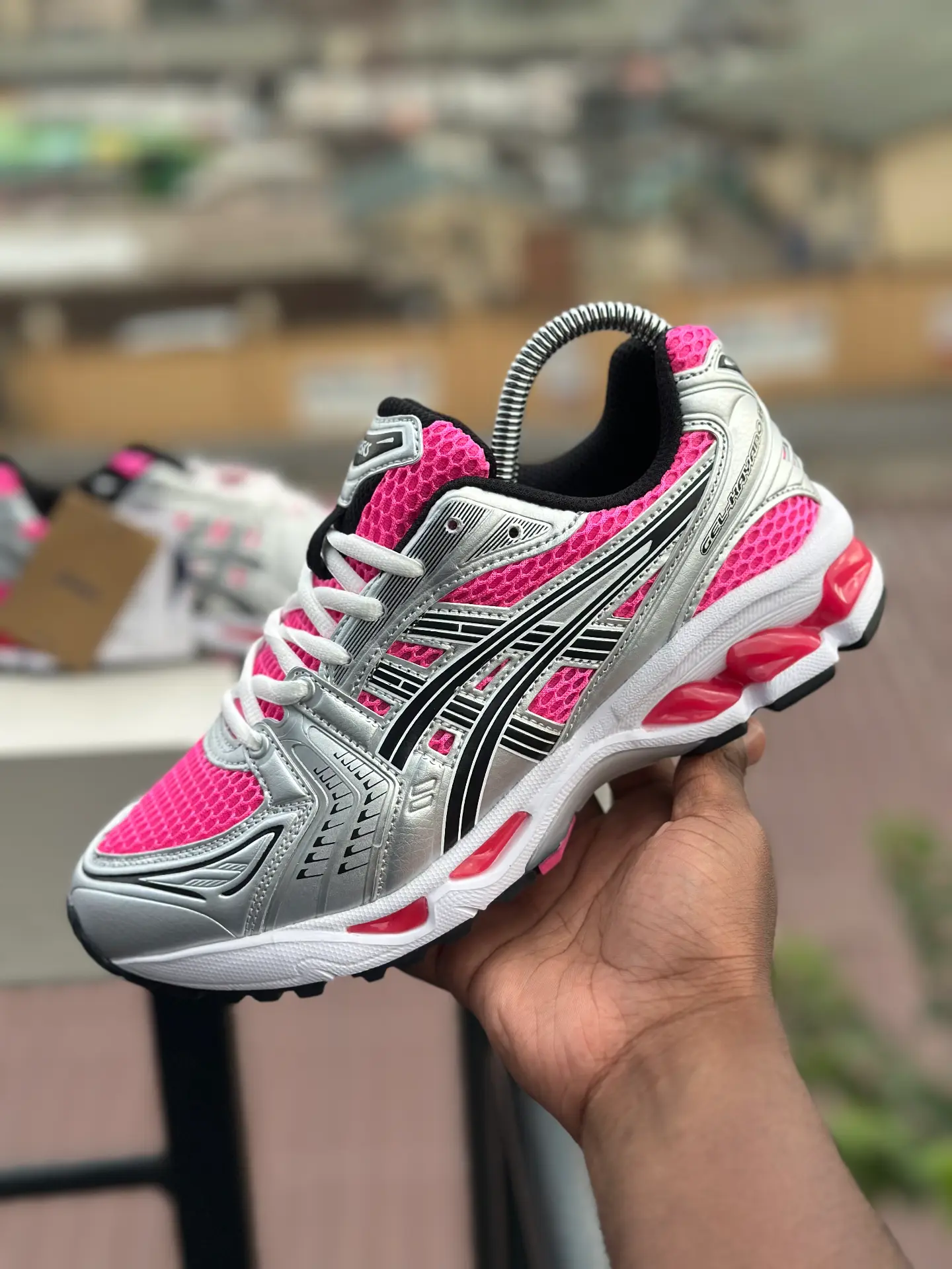 Asics Gel Kanayo 14 pink original - Detail View Kenya