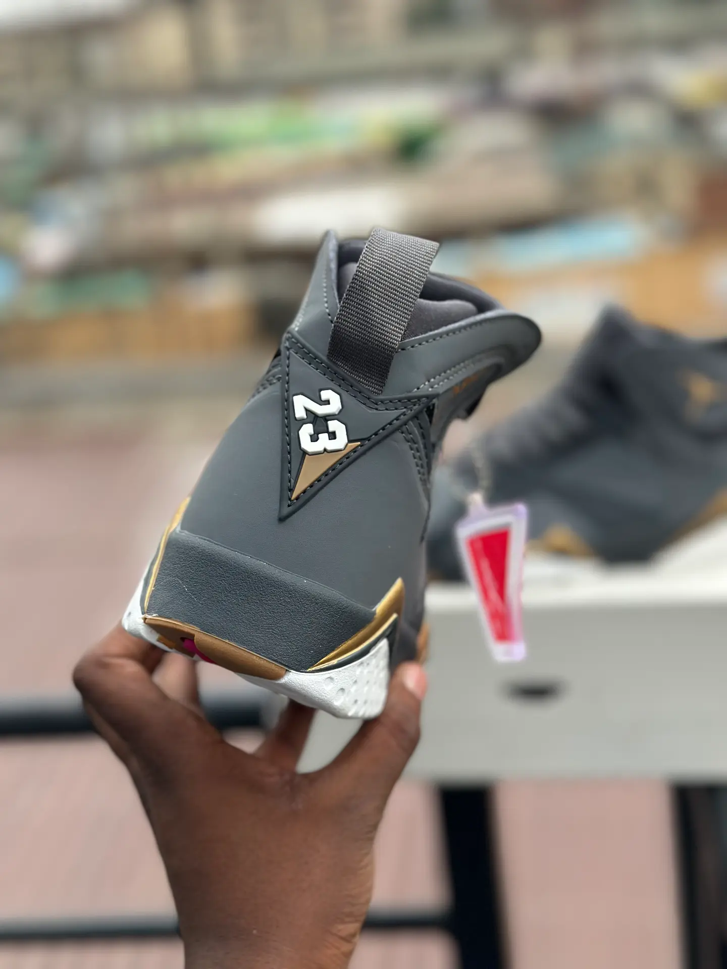 Air Jordan 7 Retro Blue dusk original - Detail View Kenya