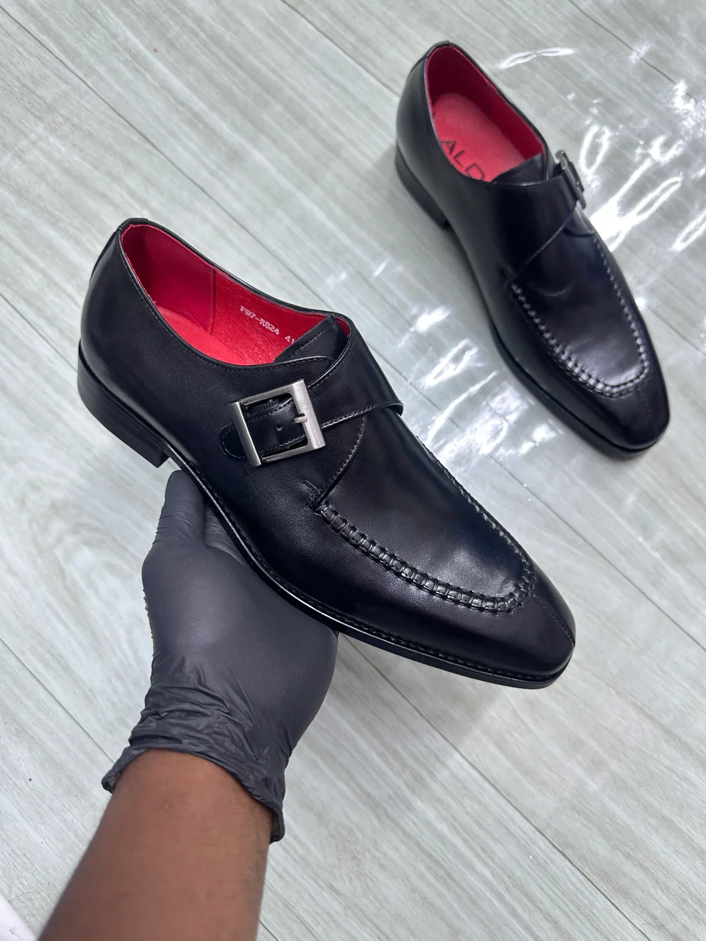 Single Strap Monk Red Bottom Pure Leather Officials Price in Kenya | 100% Authentic Official Shoes
