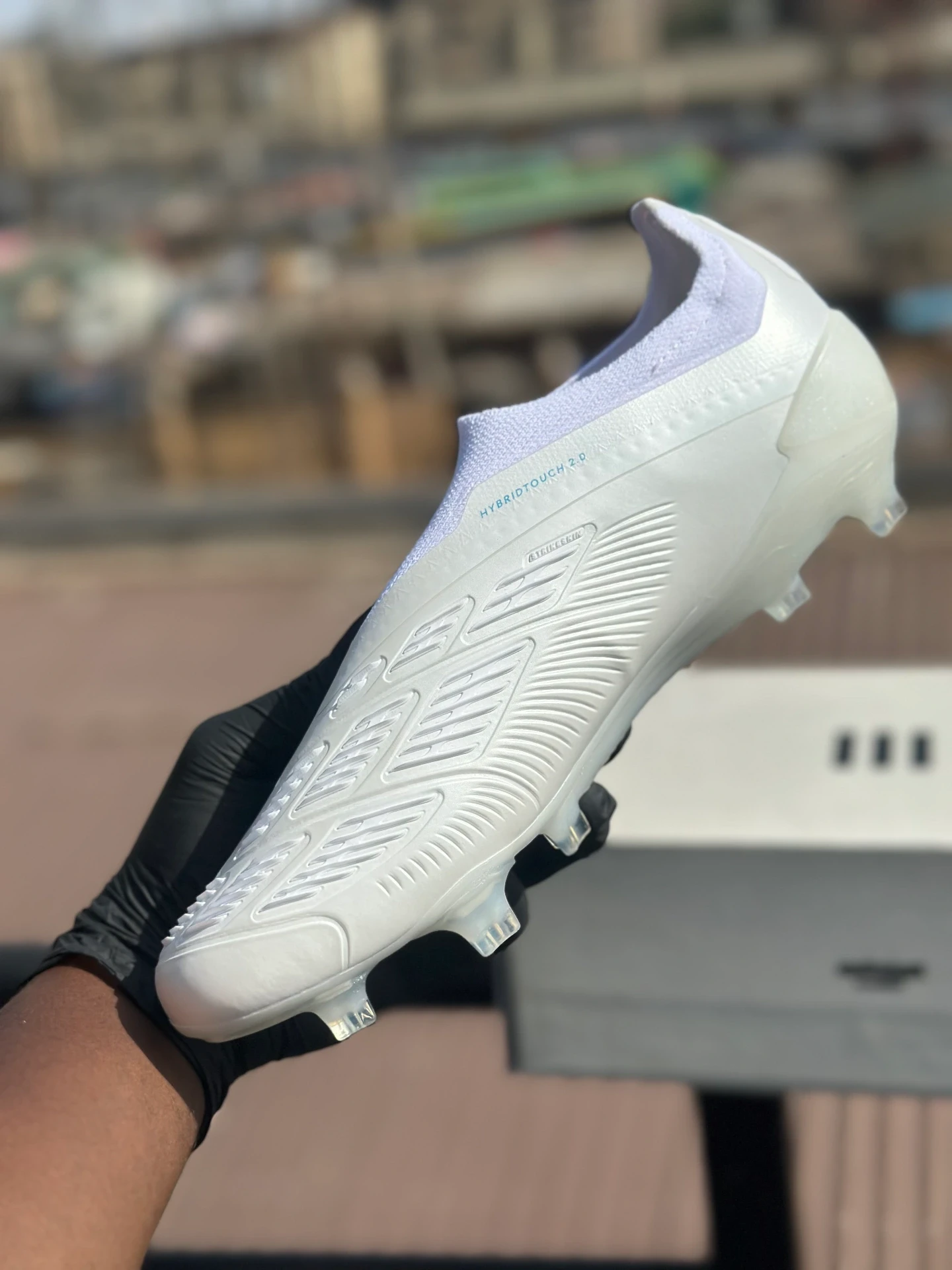 Adidas Predator Accuracy + Laceless 77 Firm Ground Elite soccer cleats original - Detail View Kenya