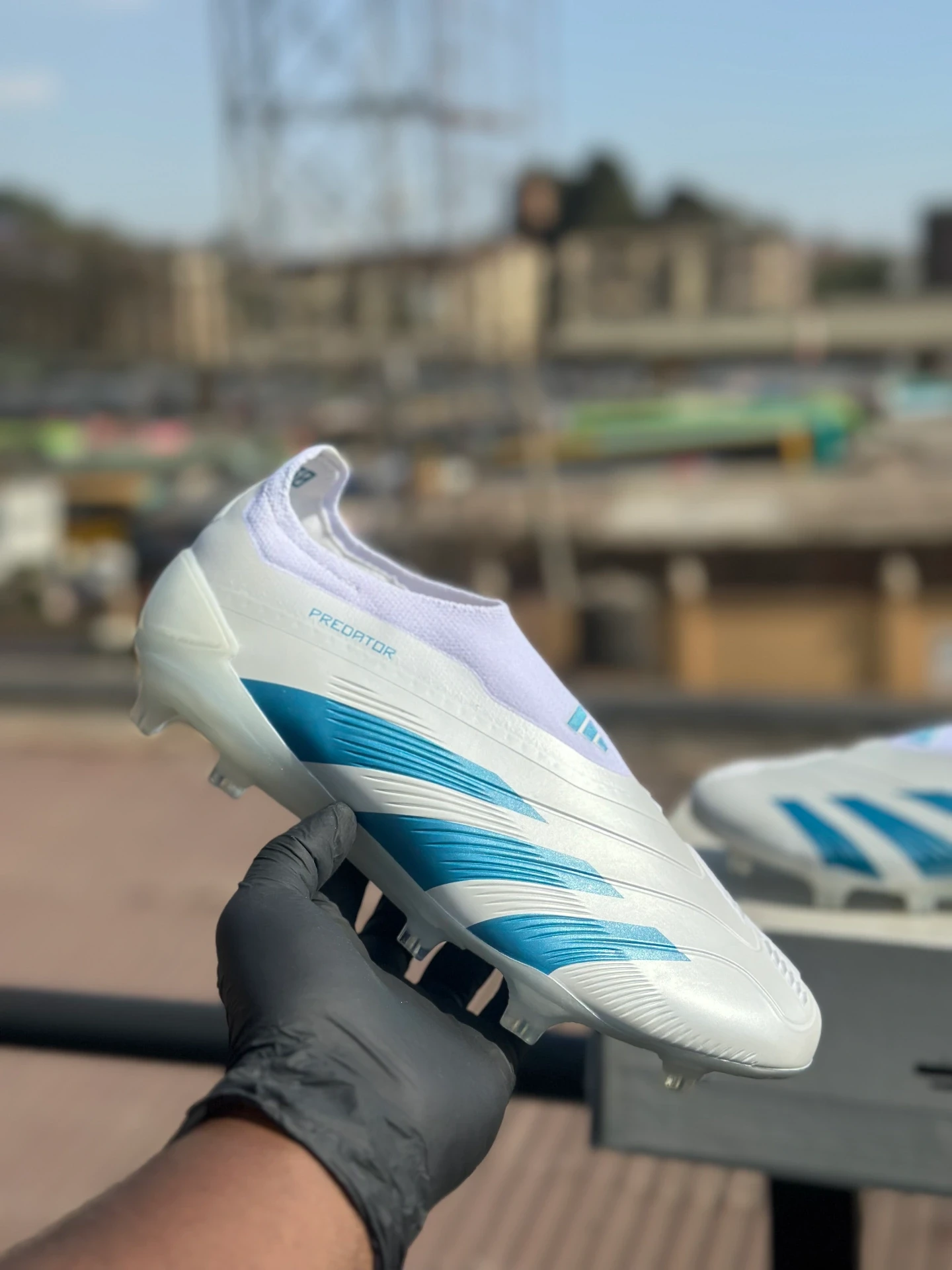 Adidas Predator Accuracy + Laceless 77 Firm Ground Elite soccer cleats original - Detail View Kenya