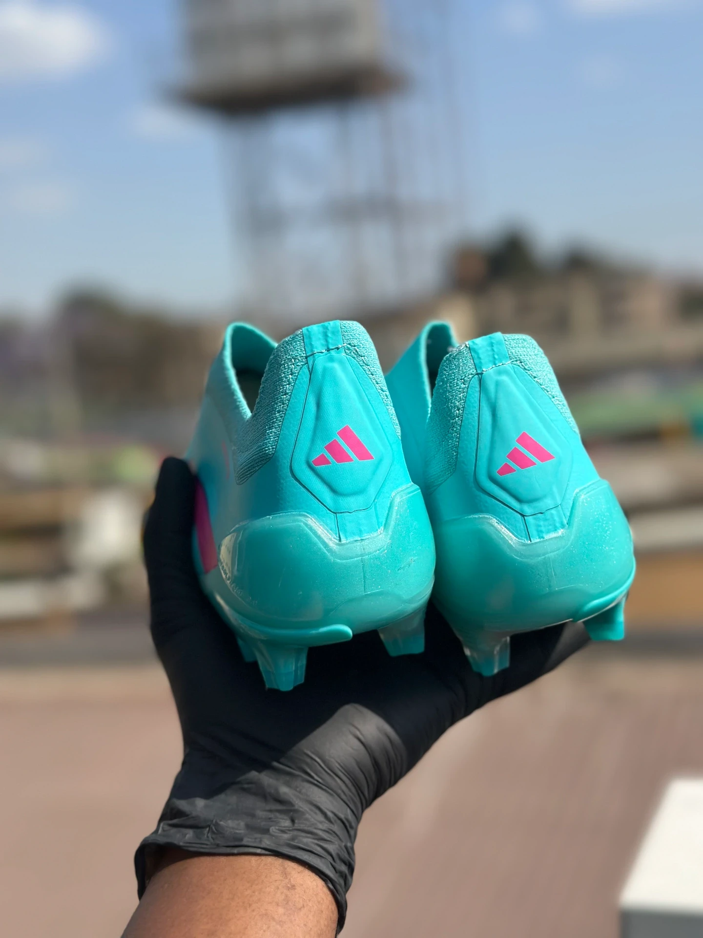 Adidas Predator Elite laceless Pink Jade Colourway original - Detail View Kenya