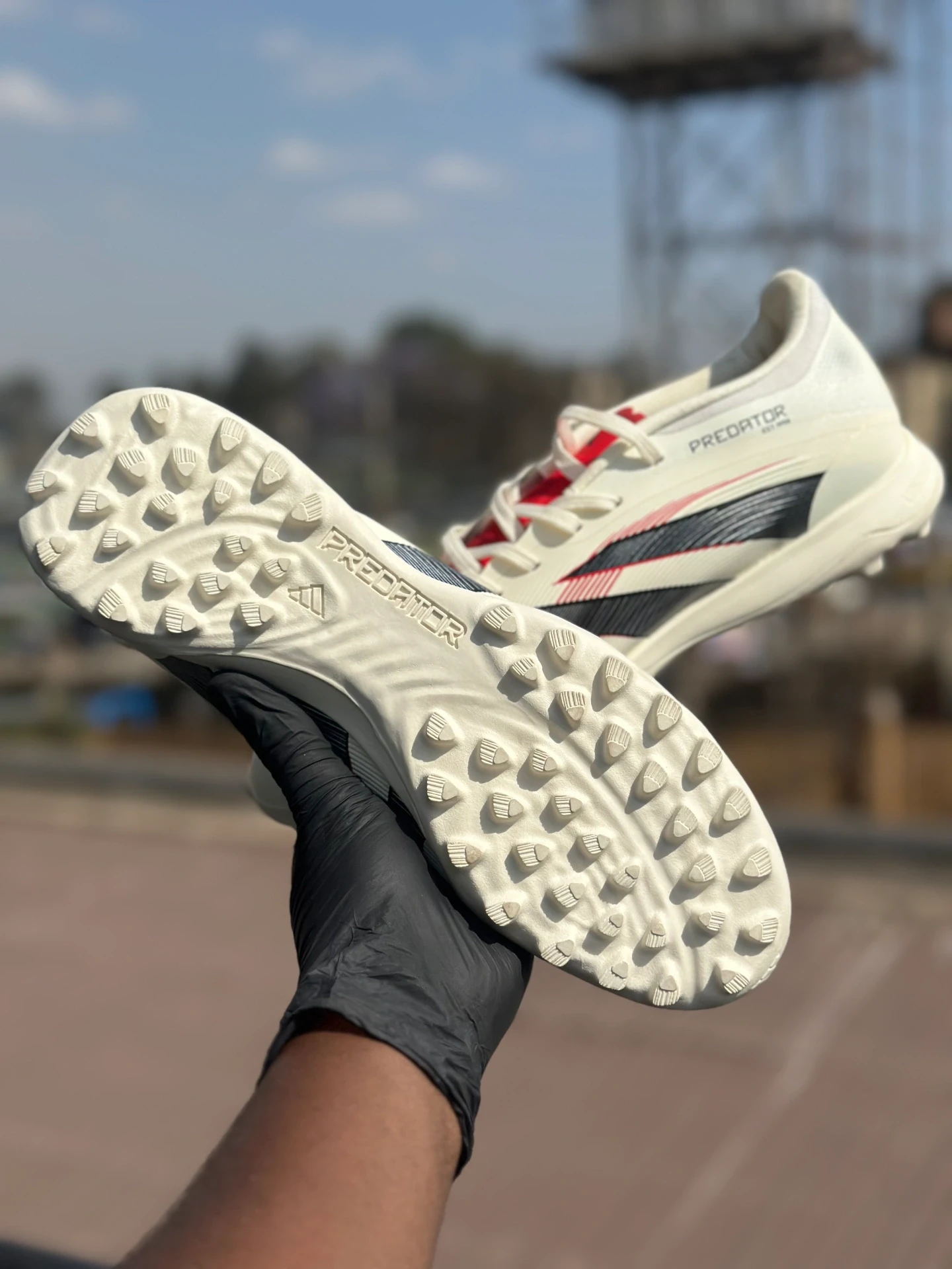 Adidas Predator Pro TF turf Off-white colourway original - Detail View Kenya