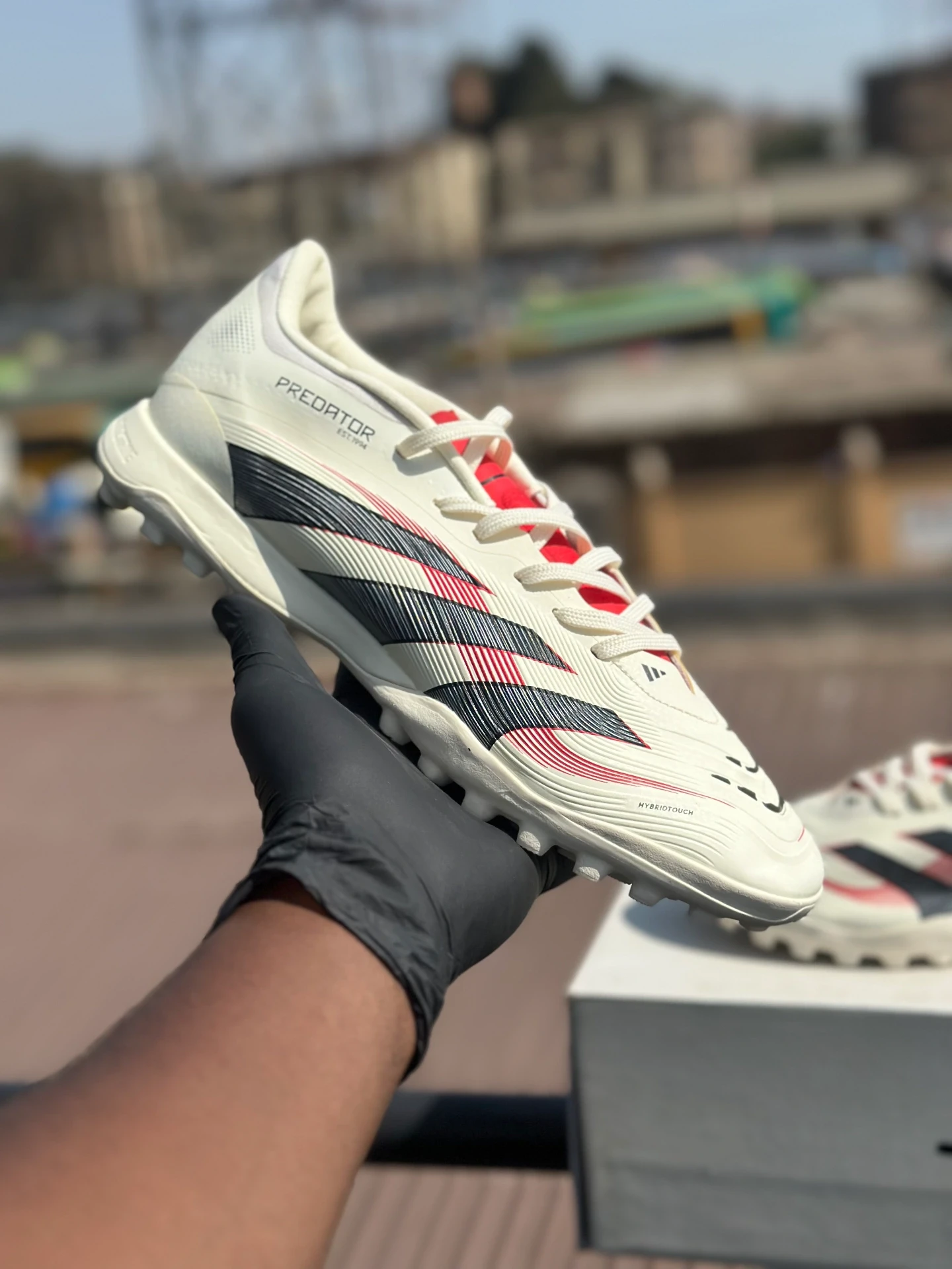 Adidas Predator Pro TF turf Off-white colourway original - Detail View Kenya