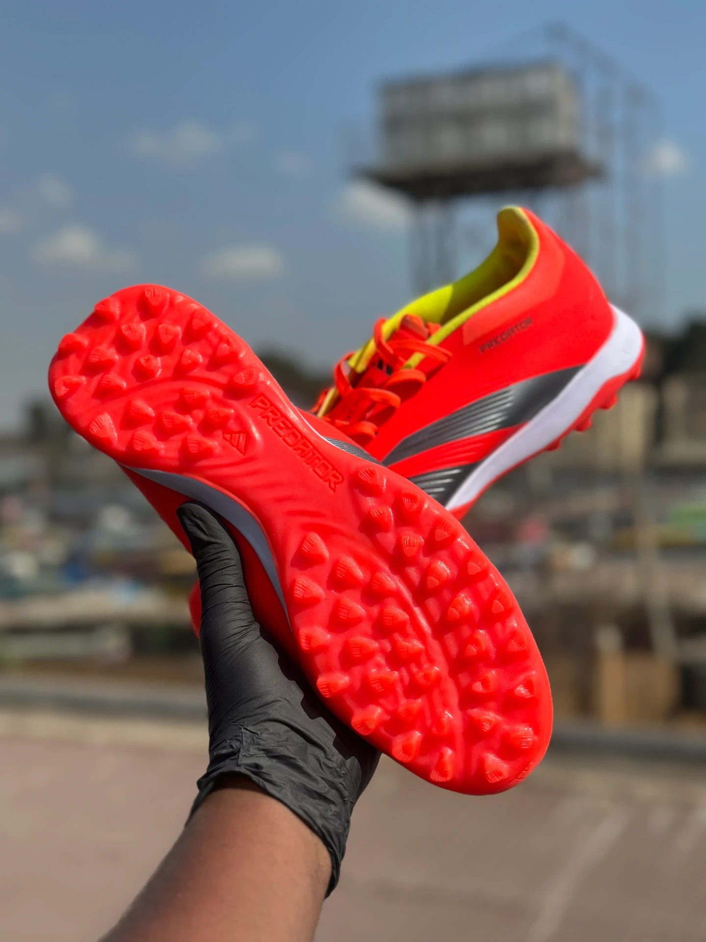 vibrant red Adidas Predator Elite TF turf soccer Trainers original - Detail View Kenya