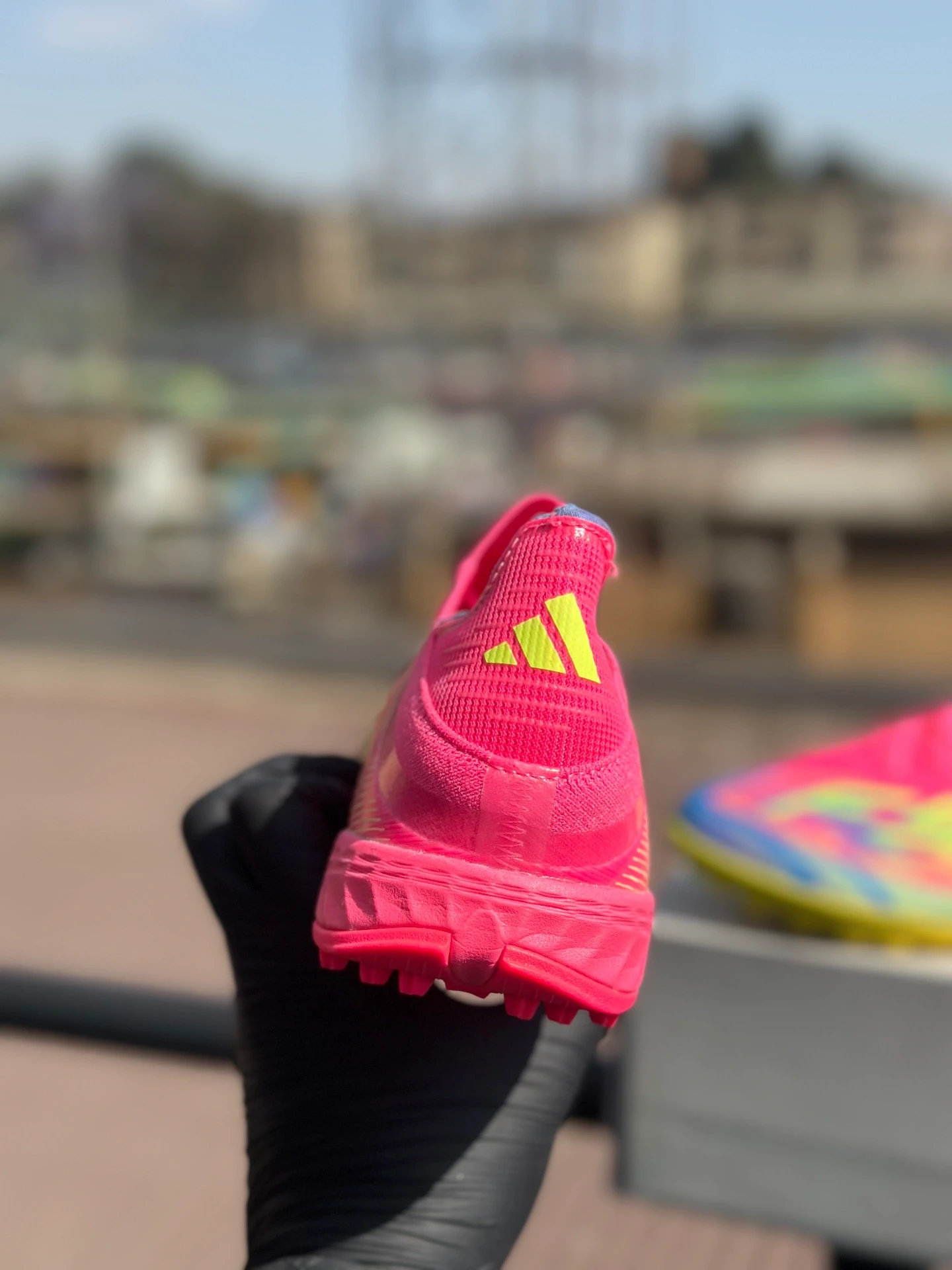 Adidas F50 Pro Turf Boots Lucid pink original - Detail View Kenya