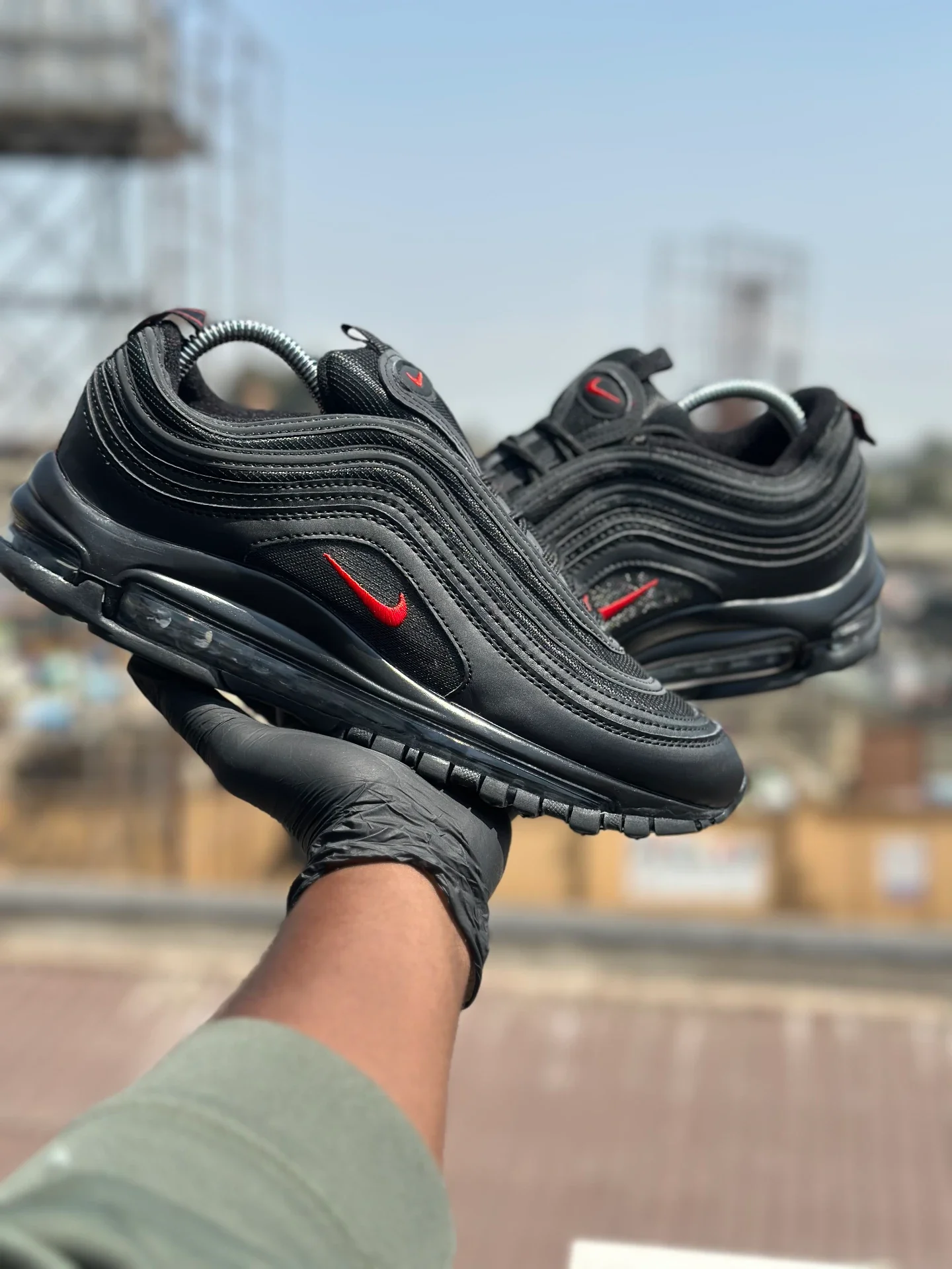 Airmax 97 black original - Detail View Kenya
