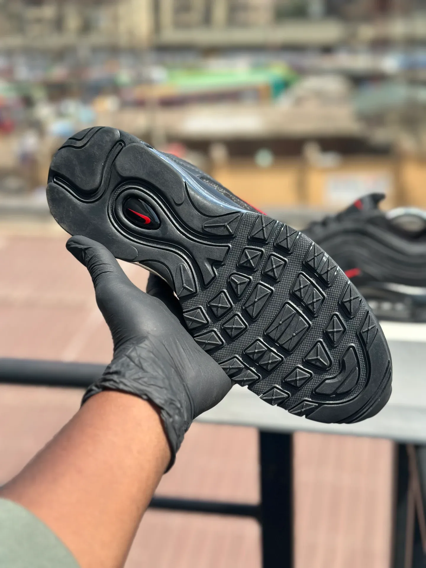 Airmax 97 black original - Detail View Kenya