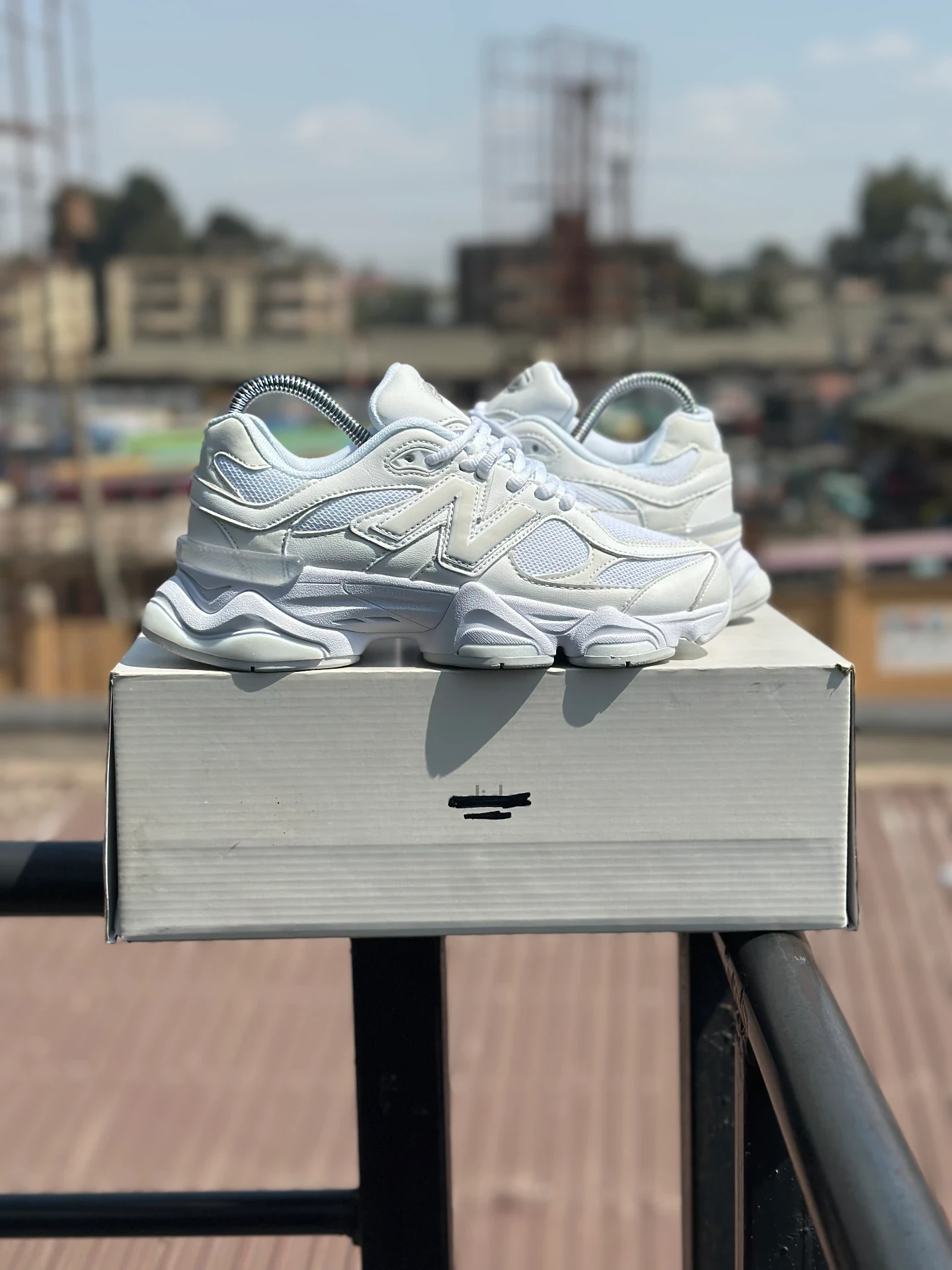 New balance 9060 All white original - Detail View Kenya