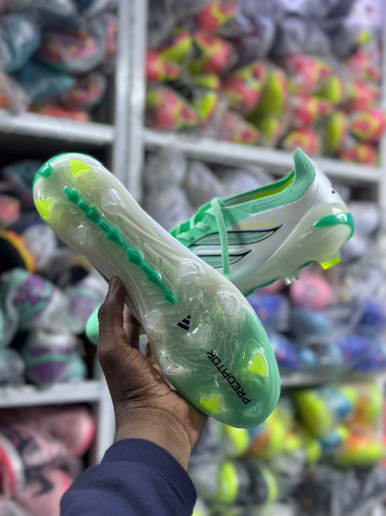 Adidas Predator 26 light mint green white colourway  original - Detail View Kenya