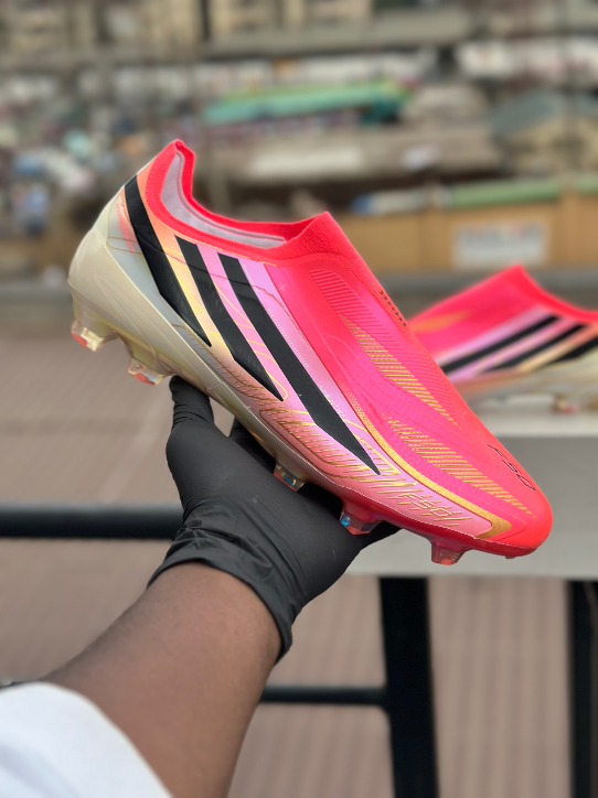 World cup Edition Adidas F50 hyperfast “Road to Victory” vibrant pink original - Detail View Kenya