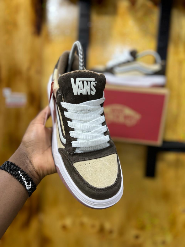Vans Hylane Nineties White Brown skate sneakers original - Detail View Kenya