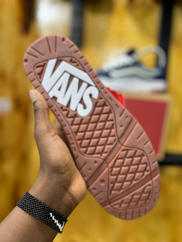 Vans Hylane Nineties White Brown skate sneakers original - Detail View Kenya