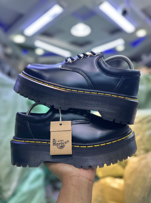 Dr. Martens platform oxford shoes Yellow stitching Price in Kenya | 100% Authentic Doc Martens